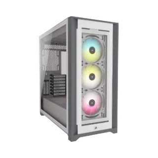 Corsair iCUE 5000X E-ATX Beyaz Temperli Cam 3 RGB Fanlı Bilgisayar Kasası