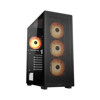 Cougar MX220 RGB ATX Siyah Temperli Cam 4 ARGB Fanlı 650W PSU Bilgisayar Kasası