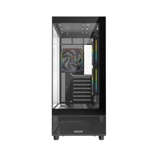 Fazeon F17 ATX Siyah Temperli Cam 3 ARGB Fanlı 1000W PSU Bilgisayar Kasası