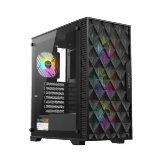 Fazeon F7 ATX Siyah Temperli Cam 4 ARGB Fanlı 650W PSU Bilgisayar Kasası