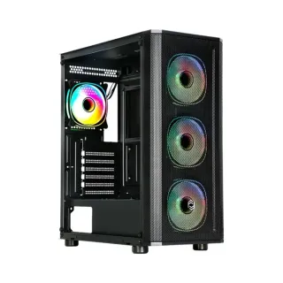 Frisby CM-105 ATX Siyah Temperli Cam 4 ARGB Fanlı 650W PSU Bilgisayar Kasası