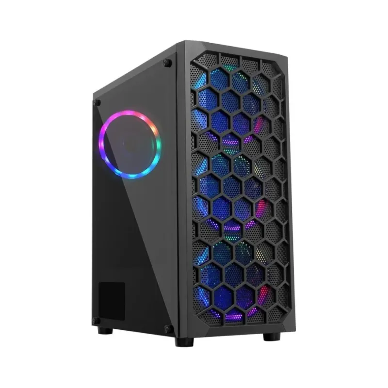 Frisby FC-8955G ATX Siyah Temperli Cam 4 RGB Fanlı 300W PSU Bilgisayar Kasası