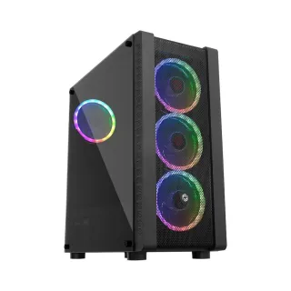 Frisby FC-9320G ATX Siyah Temperli Cam 3 RGB Fanlı 600W PSU Bilgisayar Kasası