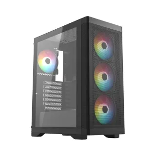 Frisby FC-9480G ATX Siyah Temperli Cam 4 RGB Fanlı 600W PSU Bilgisayar Kasası