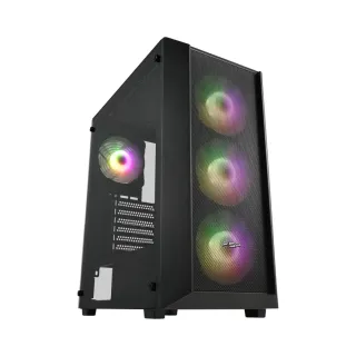 FSP CMT218 ATX Siyah Temperli Cam 4 FRGB Fanlı 650W PSU Bilgisayar Kasası
