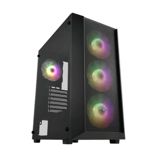 FSP CMT218 ATX Siyah Temperli Cam 4 FRGB Fanlı 750W PSU Bilgisayar Kasası
