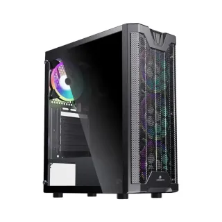 GameBooster GB-F3101B ATX Siyah Temperli Cam 4 RGB Fanlı Bilgisayar Kasası