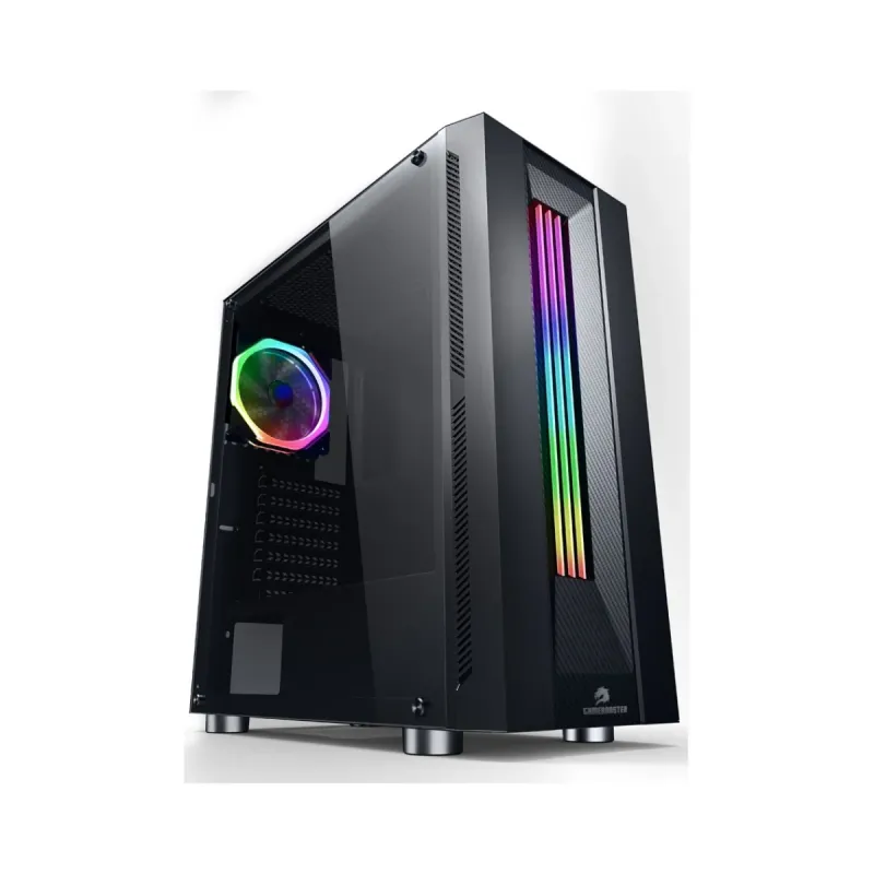 GameBooster GB-G3601B ATX Siyah Temperli Cam 1 RGB Fanlı Bilgisayar Kasası