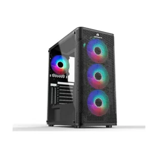 GameBooster GB-M206B ATX Siyah Temperli Cam 4 RGB Fanlı Bilgisayar Kasası
