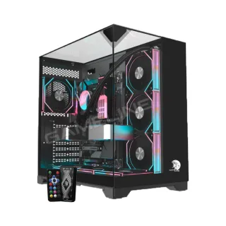 Gameline Carisma E-ATX Siyah Temperli Cam 7 ARGB Fanlı Bilgisayar Kasası
