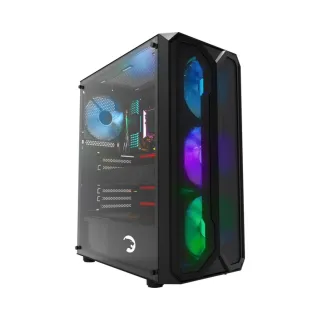 Gamepower Aura ATX Siyah Temperli Cam 4 ARGB Fanlı 650W PSU Bilgisayar Kasası