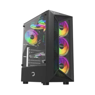 Gamepower Eclipse ATX Siyah Temperli Cam 4 ARGB Fanlı 500W PSU Bilgisayar Kasası