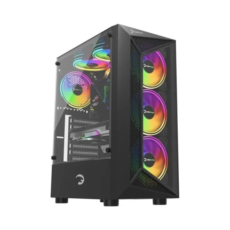 Gamepower Eclipse ATX Siyah Temperli Cam 4 ARGB Fanlı Bilgisayar Kasası