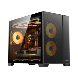 Gamepower Warcry Ronin Micro ATX Siyah 3 ARGB Fanlı 650W PSU Bilgisayar Kasası