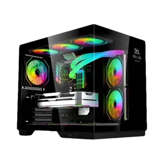Gametech Prime V2 ATX Siyah Temperli Cam 7 RGB Fanlı Bilgisayar Kasası