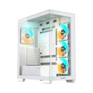 Gigabyte C500 Panoramic Stealth Ice ATX Beyaz Temperli Cam 4 ARGB Fanlı Bilgisayar Kasası