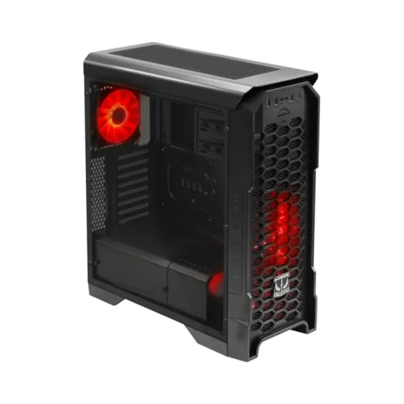 Green Striker SSI-CEB Gri 3 Kırmızı LED Fanlı Bilgisayar Kasası
