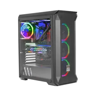 Green Z5 Surena E-ATX Siyah Temperli Cam 4 ARGB Fanlı Bilgisayar Kasası