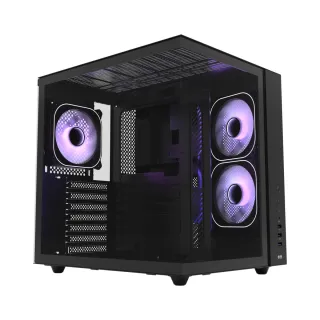Hawk HC510 ATX Siyah Temperli Cam 3 ARGB Fanlı 650W PSU Bilgisayar Kasası
