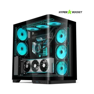 Hyper Rocket V335R BLK ATX Siyah Temperli Cam 850W PSU Bilgisayar Kasası