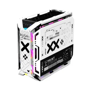Hyper Rocket X-Era Pro Micro ATX Beyaz Temperli Cam Fansız Bilgisayar Kasası