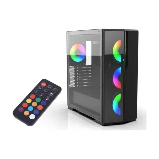 Inca Empousa EMG-17XN E-ATX Siyah Temperli Cam 4 ARGB Fanlı Bilgisayar Kasası
