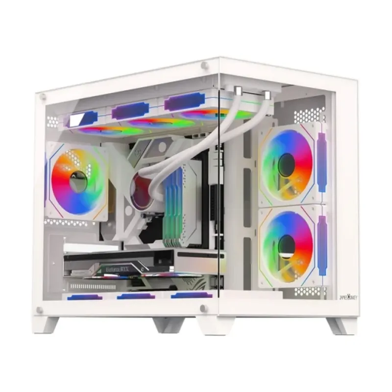 James Donkey Stark S700 Micro ATX Siyah 3 ARGB Fanlı 650W PSU 280x375x428 mm Bilgisayar Kasası