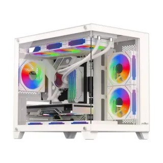 James Donkey Stark S700 Micro ATX Siyah 3 ARGB Fanlı 650W PSU 280x375x428 mm Bilgisayar Kasası