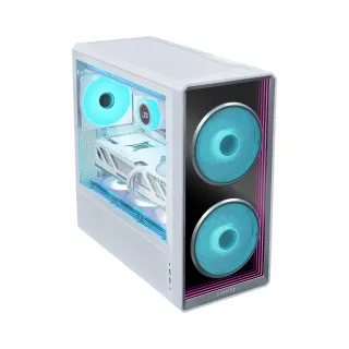Lian Li Lancool 217 INF SSI-EEB Beyaz Temperli Cam 2 ARGB Fanlı Bilgisayar Kasası