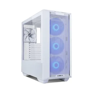Lian Li Lancool III ARGB E-ATX Beyaz Temperli Cam 4 ARGB Fanlı Bilgisayar Kasası
