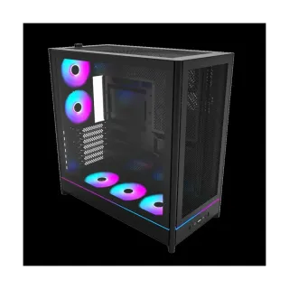 Montech HS01 PRO ATX Siyah Temperli Cam 5 ARGB Fanlı Bilgisayar Kasası