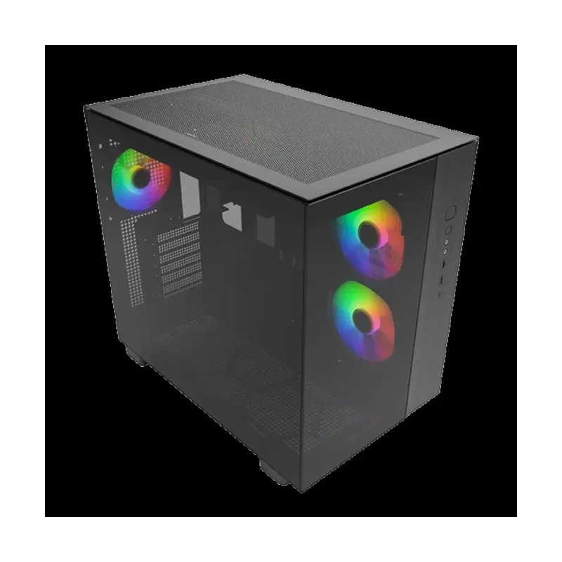 Montech King 65 Pro ATX Siyah Temperli Cam 3 Fanlı Bilgisayar Kasası