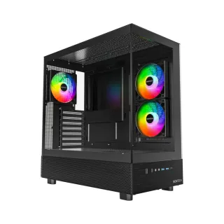 Montech XR ATX Siyah Temperli Cam 3 ARGB Fanlı Bilgisayar Kasası