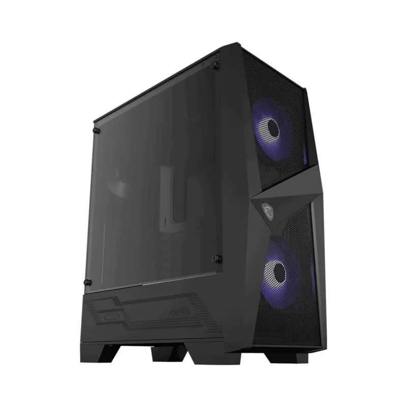 MSI MAG Forge 100M ATX Siyah Temperli Cam 3 RGB Fanlı Bilgisayar Kasası