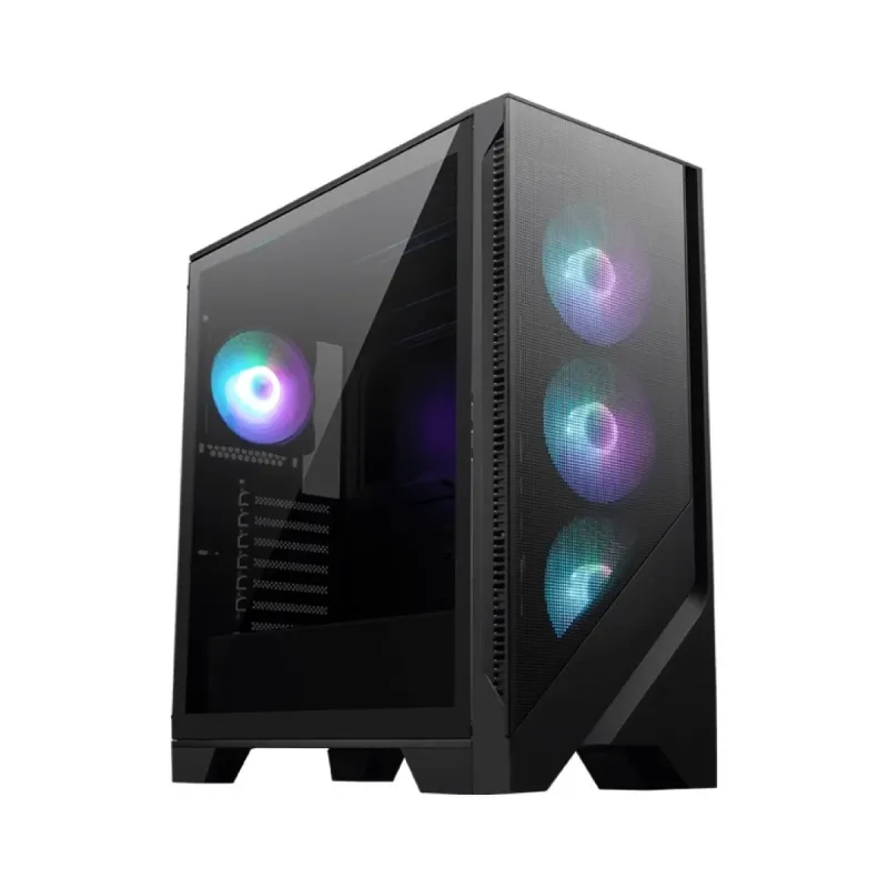 MSI MAG Forge 120A ATX Siyah Temperli Cam 6 Fanlı 650W PSU Bilgisayar Kasası