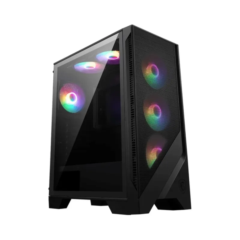 MSI MAG Forge 120A ATX Siyah Temperli Cam 6 Fanlı Bilgisayar Kasası