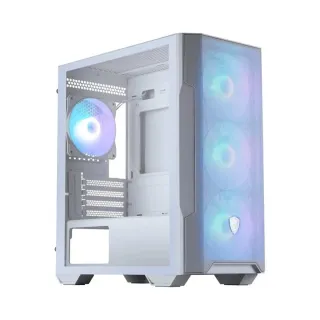 MSI MAG Forge M100R Micro ATX Beyaz Temperli Cam 4 ARGB Fanlı Bilgisayar Kasası