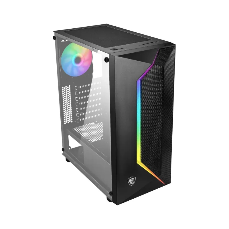 MSI MAG Vampiric 100R ATX Siyah Temperli Cam 2 Fanlı Bilgisayar Kasası