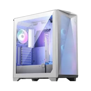 MSI MPG Gungnir 300R E-ATX Beyaz Temperli Cam 4 ARGB Fanlı Bilgisayar Kasası