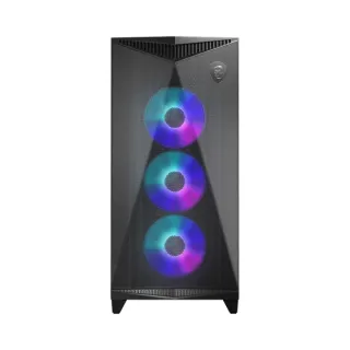MSI MPG Gungnir 300R E-ATX Siyah Temperli Cam 4 ARGB Fanlı Bilgisayar Kasası