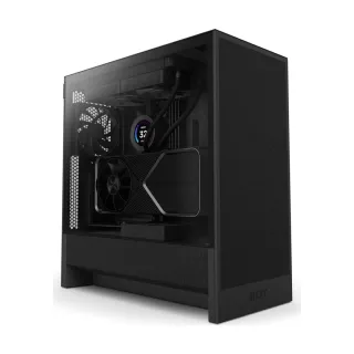 NZXT H5 Flow RGB ATX Siyah Temperli Cam 4 RGB Fanlı Bilgisayar Kasası