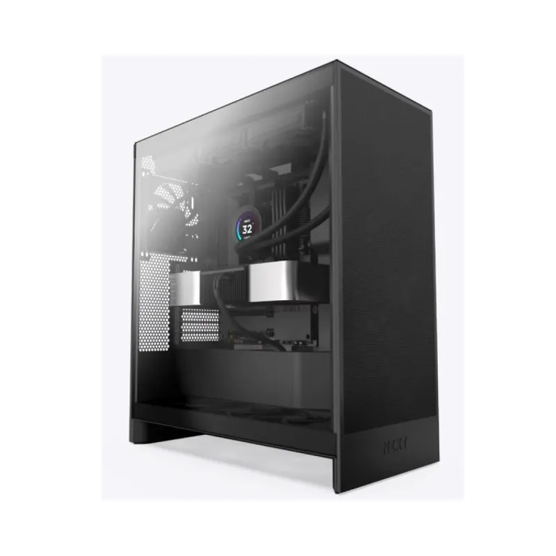 NZXT H7 Flow (2022) ATX Siyah Temperli Cam 2 Fanlı Bilgisayar Kasası