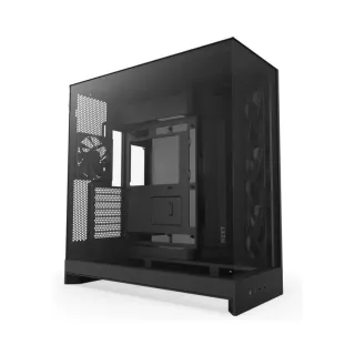 NZXT H9 Flow ATX Siyah Temperli Cam 4 Fanlı Bilgisayar Kasası