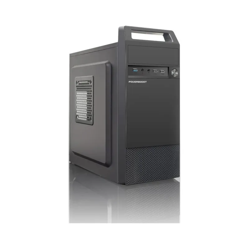 PowerBoost VK-V02M Micro ATX Siyah 1 Fanlı 350W PSU Bilgisayar Kasası