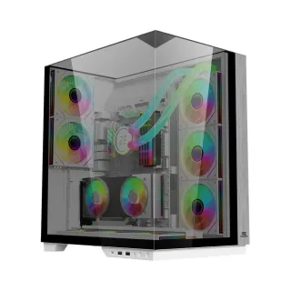 PowerBoost Eclipse ATX Temperli Cam 8 ARGB Fanlı JBST-PBA100W Bilgisayar Kasası