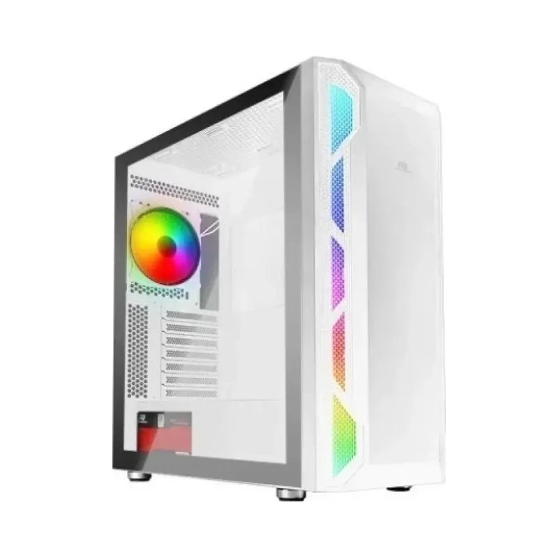PowerBoost PB-P3701 ATX Siyah Temperli Cam 4 ARGB Fanlı 650W PSU Bilgisayar Kasası