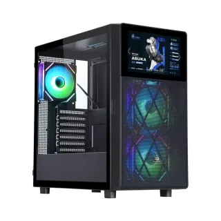 PowerBoost PB-P4367BB ATX Siyah Temperli Cam 3 ARGB Fanlı Bilgisayar Kasası
