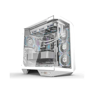 Quantum Gaming Proxima E-ATX Beyaz Temperli Cam 4 ARGB Fanlı 850W PSU Bilgisayar Kasası