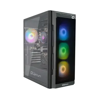 Quantum Gaming Snapfire Dark Gray ATX Siyah 4 Fanlı 650W PSU Bilgisayar Kasası