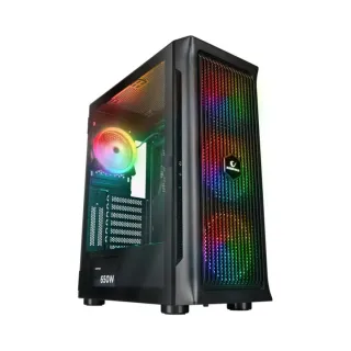 Rampage Prolix ATX Siyah Temperli Cam 4 ARGB Fanlı 650W PSU Bilgisayar Kasası